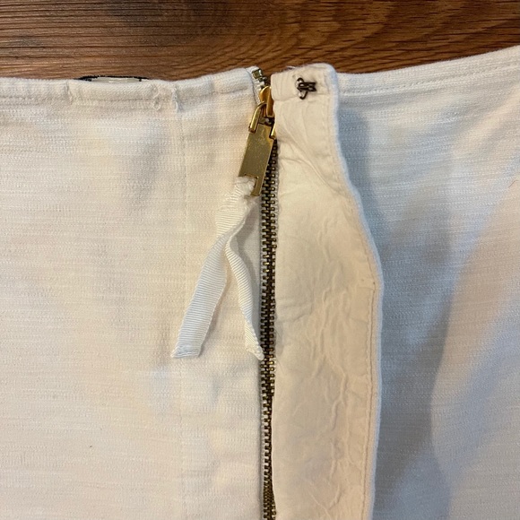 J.Crew Ponte Peplum Top - White - Picture 6 of 9